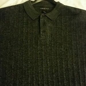 Men's Polo Sweater by Adolfo